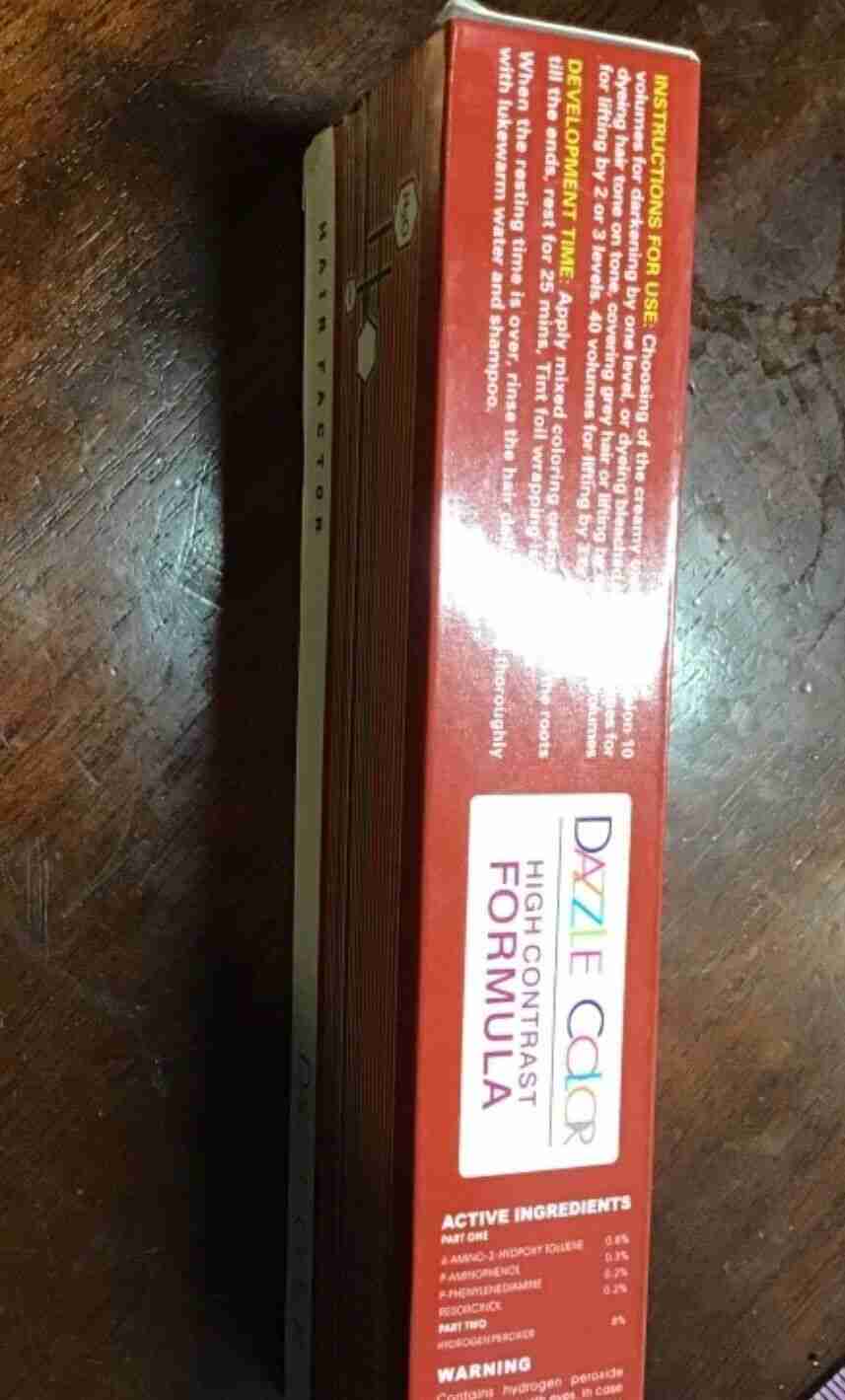 DAZZLE COLOR H2O HAIR FACTOR COLOR (HARD TO FIND) Hair Color ~ 3.52 fl. oz