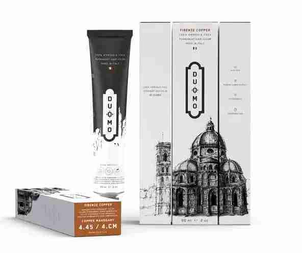 DUOMO MILANO NATURAL 100% Ammonia Free Permanent Hair Color ~ 2 oz