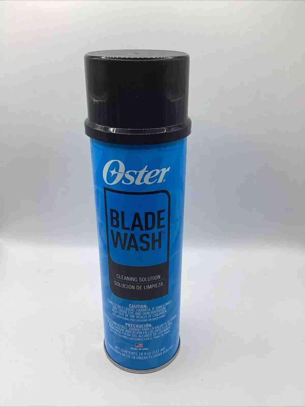 Oster Blade Wash Cleaning Solution Lubricate For Clipper Blades 18oz