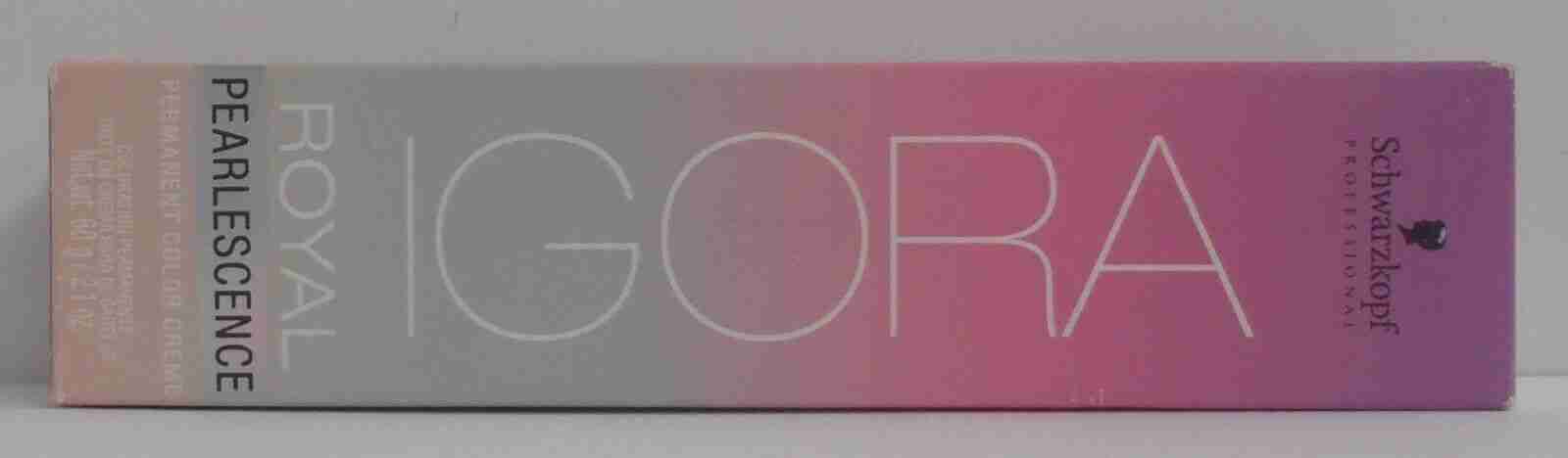 Schwarzkopf IGORA Royal PEARLESCENCE Permanent Hair Color Cream ~2.1 oz. / 60 ml