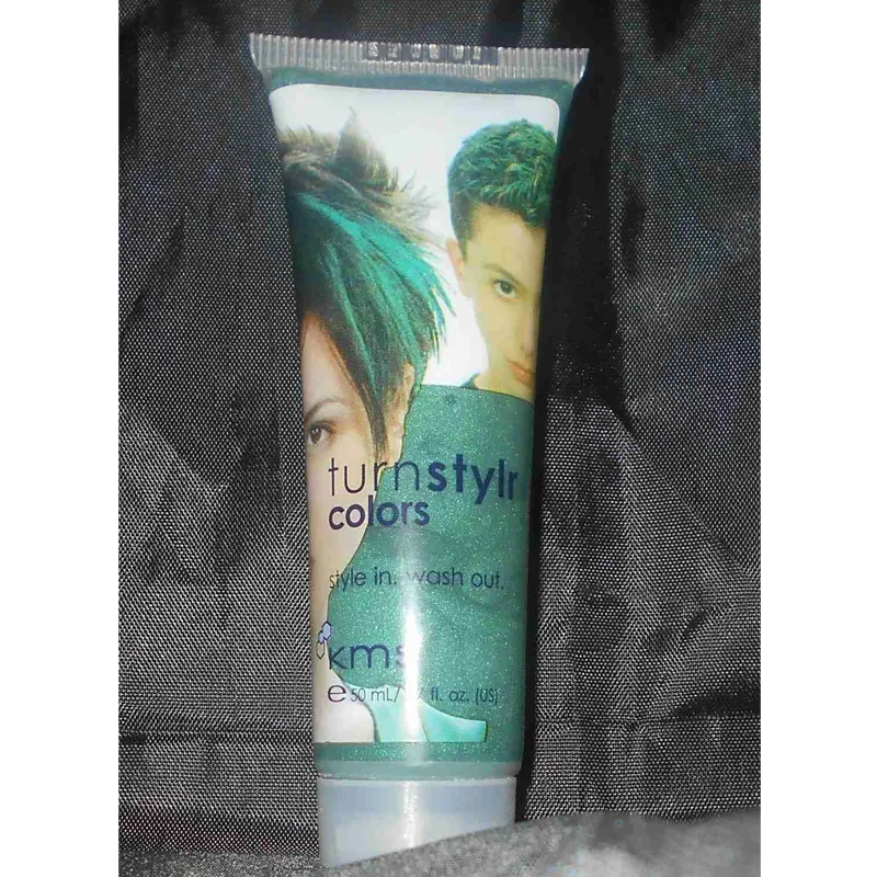 KMS Turnstylr Style In & Wash Out TEMPORARY HAIR COLOR ~ Jade Green ~ 1.7 oz.!!