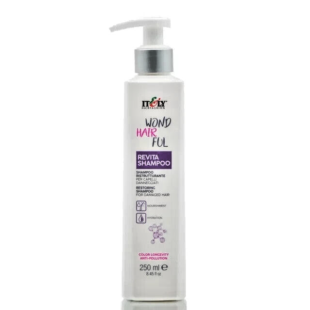 IT&LY (ITELY) Wond Hair Ful REVITA SHAMPOO Restoring For Damaged Hair ~ 8.45 oz.