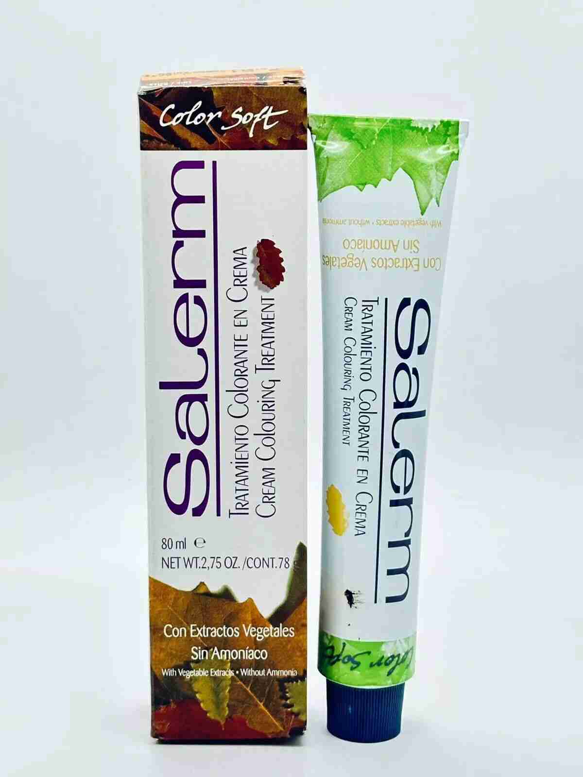 SALERM  COLOR SOFT Permanent Hair Color (TAN Box) ~ 2.75 oz. / 80mL