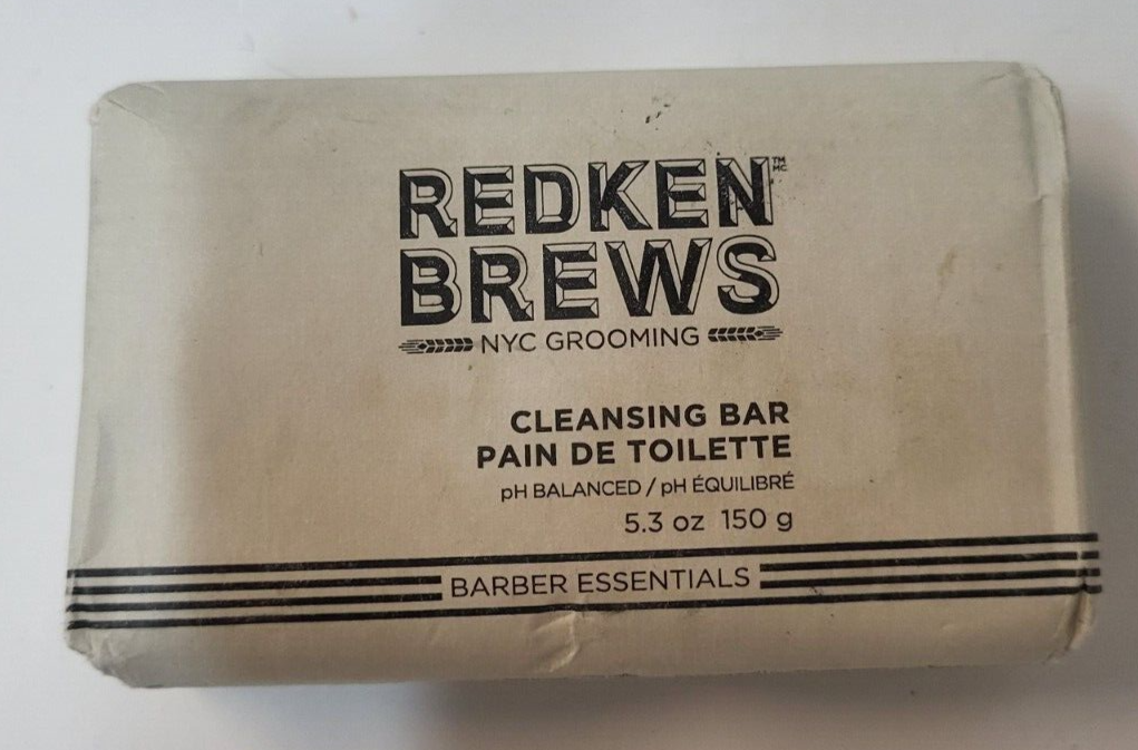 REDKEN BREWS CLEANSING BAR ~ BARBER ESSENTIALS ~ 5.3 fl. oz. Bar
