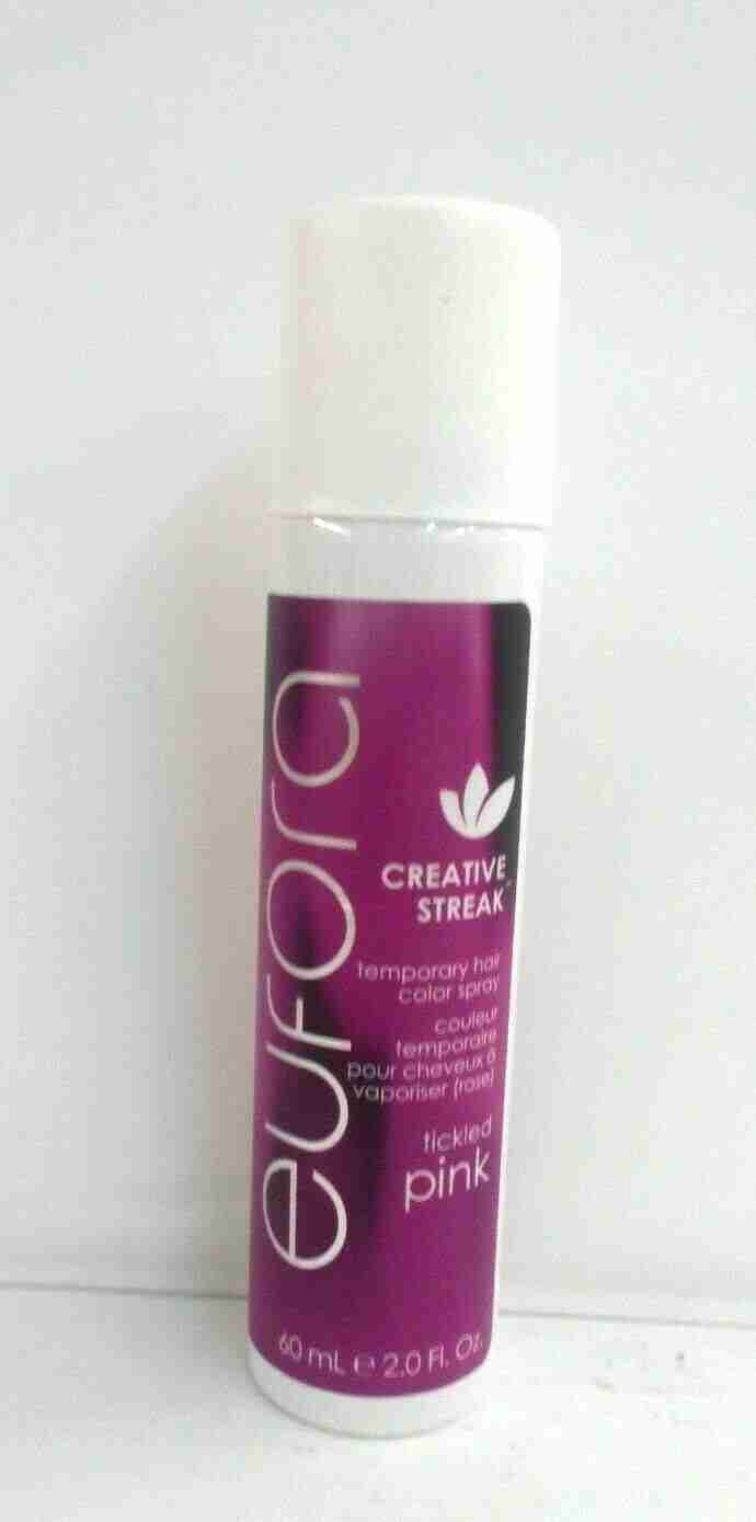 EUFORA Creative Steak  ~ TICKLED PINK ~ Temporary Hair Color Spray ~ 2 oz. Can!!
