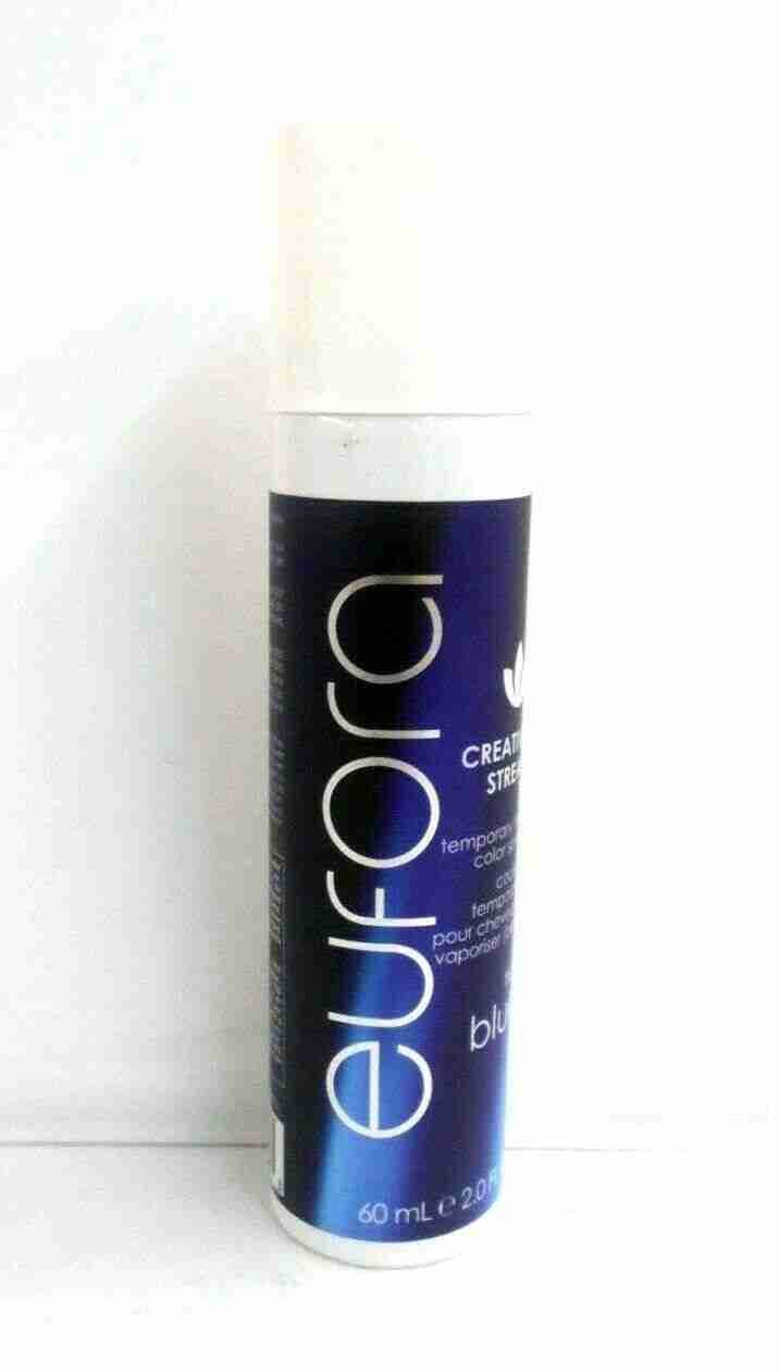 EUFORA Creative Streak ~ TRUE BLUE ~ Temporary Hair Color Spray ~ 2 oz. CAN!!
