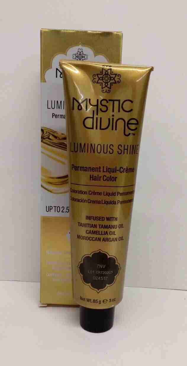 MYSTIC DIVINE Luminous Shine Permanent Liqui-Creme Hair With Extra Shine ~ 3 oz.