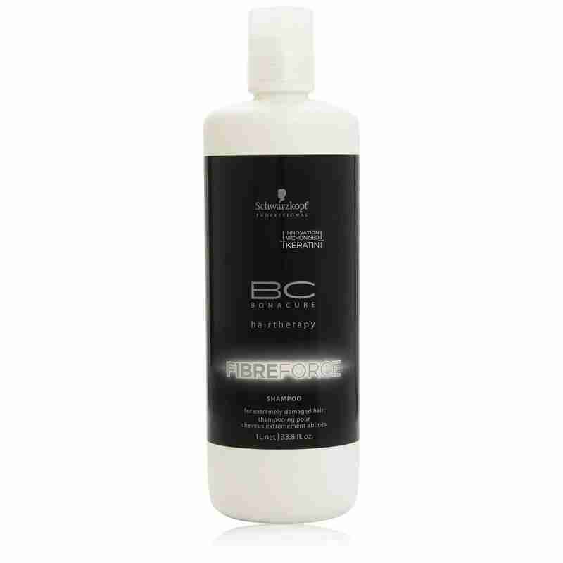 Schwarzkopf BC Fibre Force Shampoo (For Extremely Damaged Hair) 1000ml/33.8oz