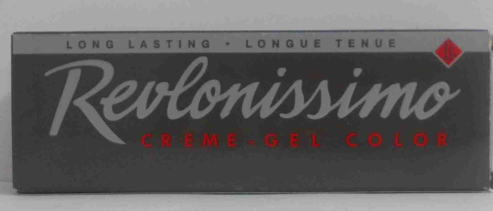 Original Pkg ~ REVLON REVLONISSIMO LONG LASTING Creme Gel Color ~ 50 g!!