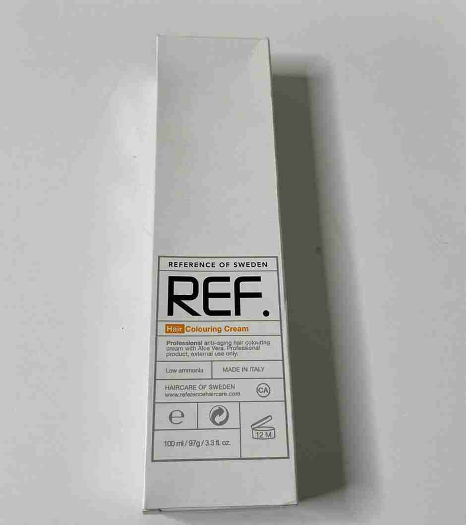 REF Reference of Sweden Low Ammonia Professional Anti-Aging Hair Color ~ 3.3 oz.
