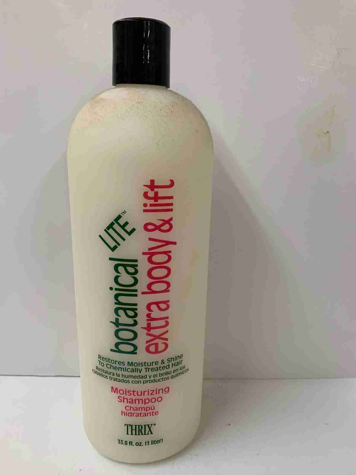 THRIX Botanical Lite MOISTURIZING SHAMPOO for Chemically Treated Hair ~ 33.8 oz.