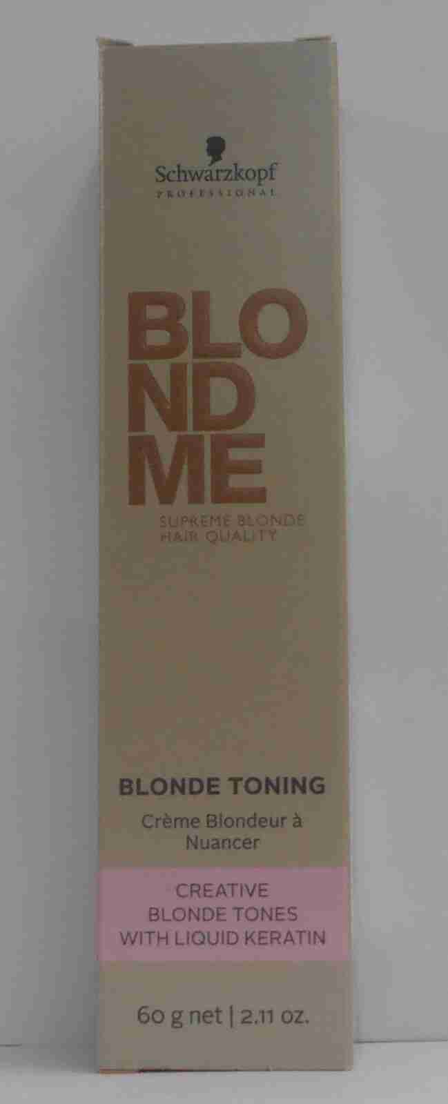 Schwarzkopf BLOND ME TONING Hair Color ~ Buy 4 Tubes; Get 2 FREE ~ 2.11 fl. oz.!