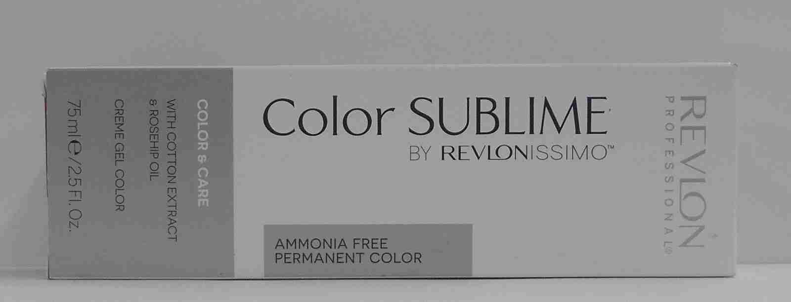 REVLON Revlonissimo COLOR SUBLIME Ammonia Free Permanent Crème Gel Color 2.5 oz.