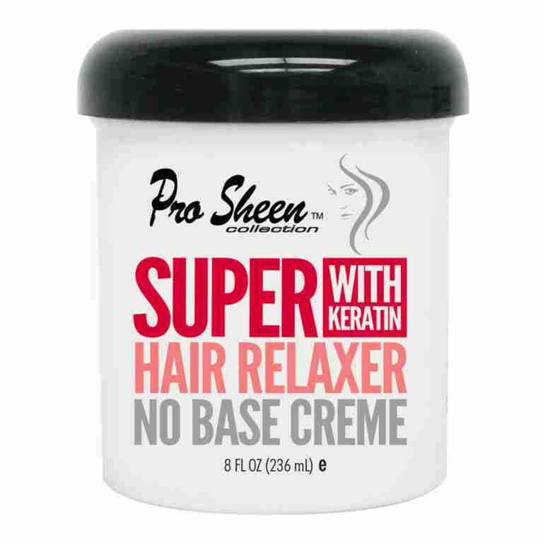 Pro Sheen SUPER HAIR RELAXER With Keratin ~ No Base Creme ~ 16 oz. / 473 mL  Jar