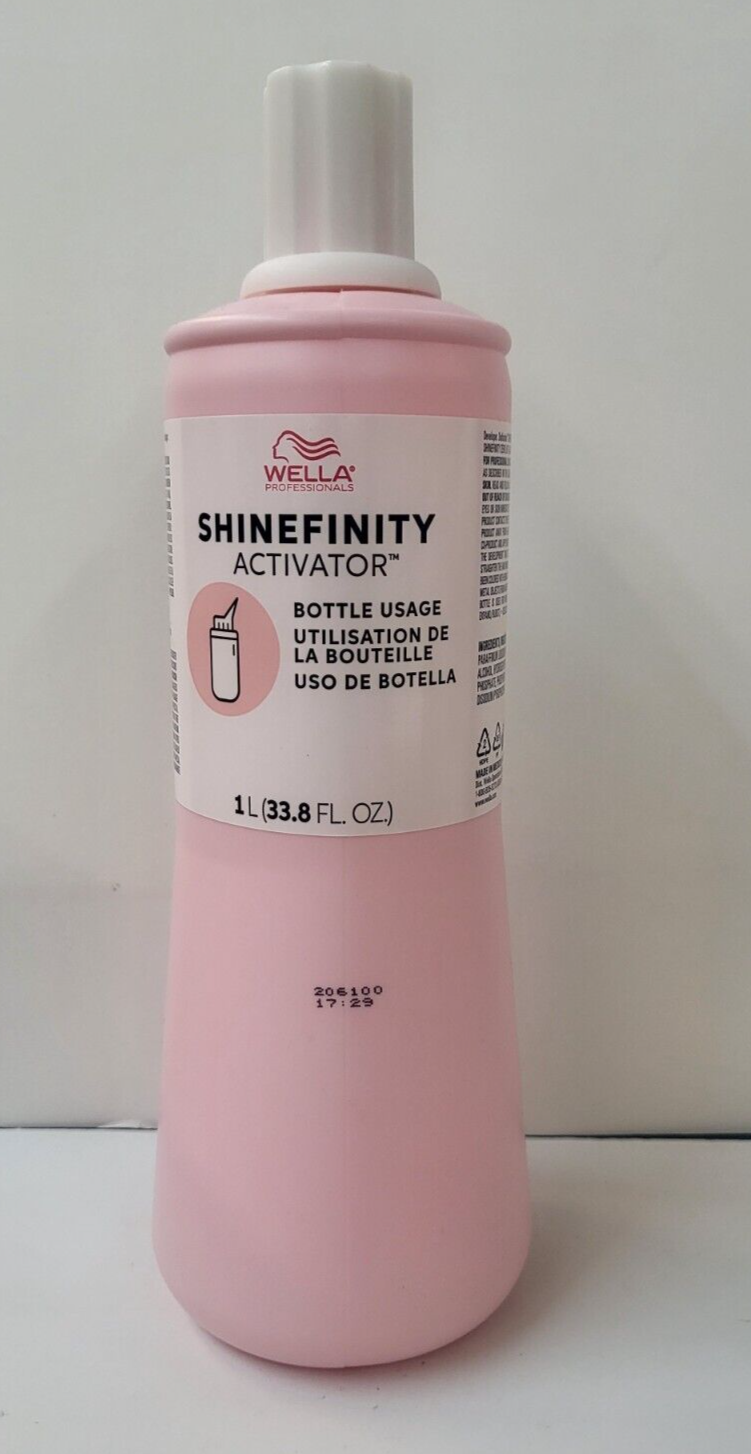 WELLA SHINEFINITY ACTIVATOR / DEVELOPER Bottle Use ~ 33.8 fl. oz. / 1 L