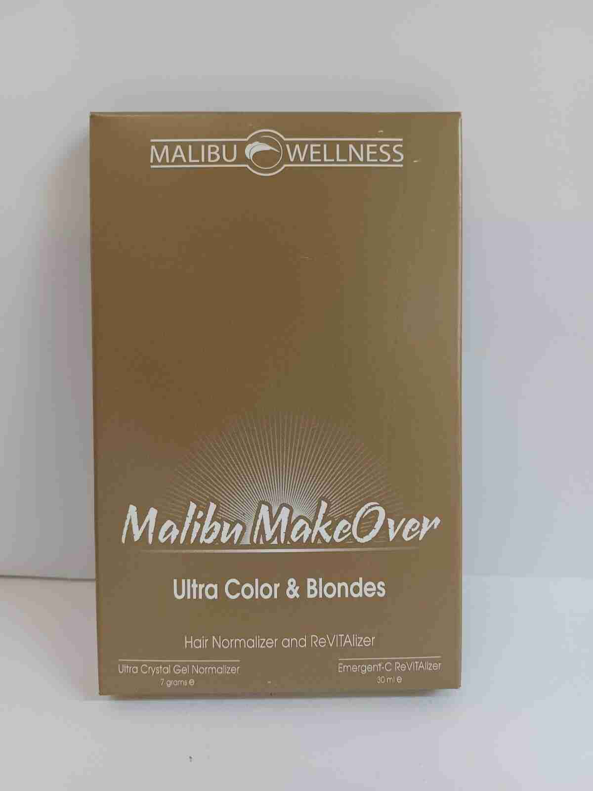 MALIBU Wellness MakeOver ULTRA COLOR & BLONDES Hair Treatment ~  2 Step Kit!!