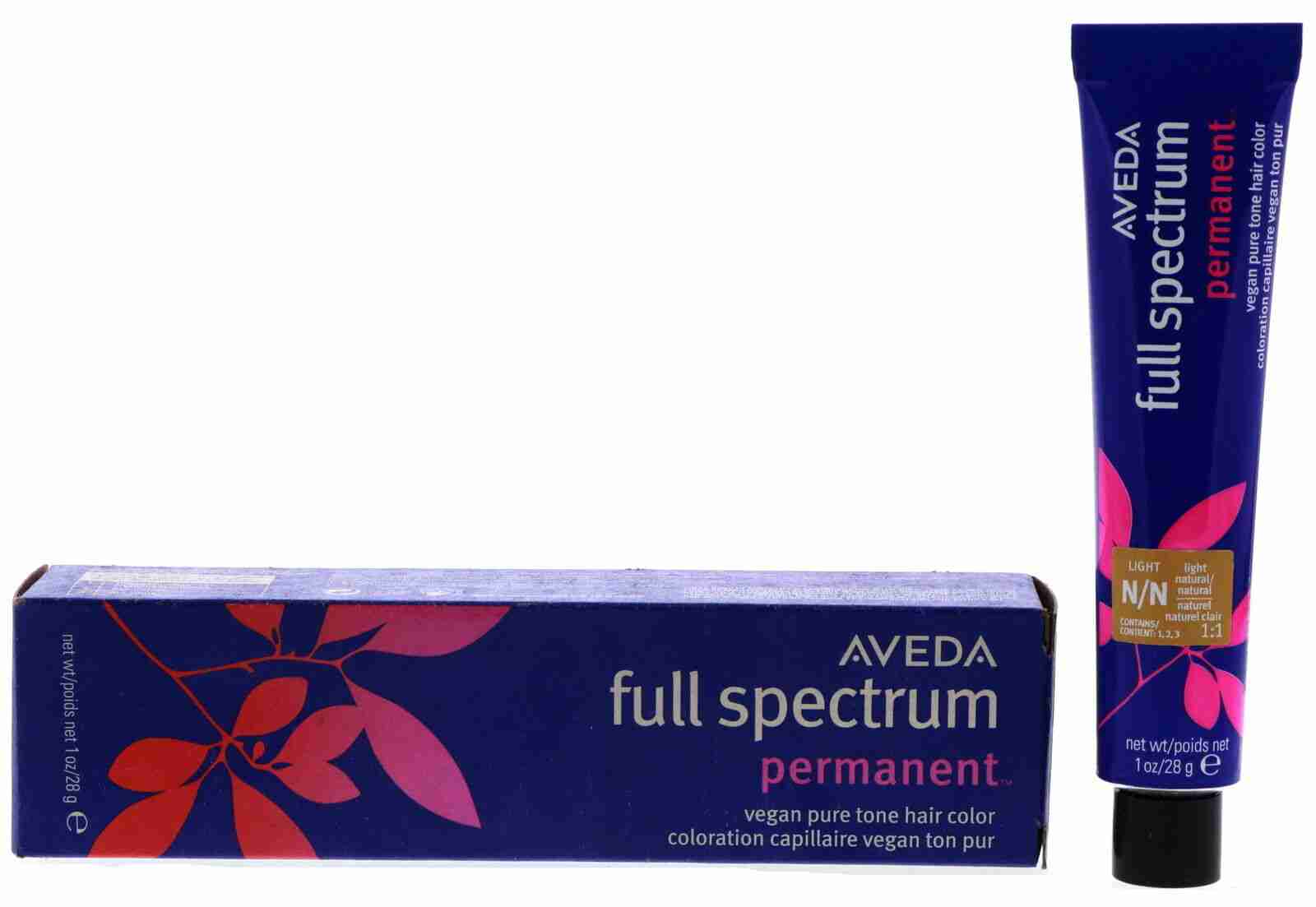 AVEDA Full Spectrum VEGAN PURE TONE Permanent Hair Color (Blue Box) ~ 1 fl. oz.