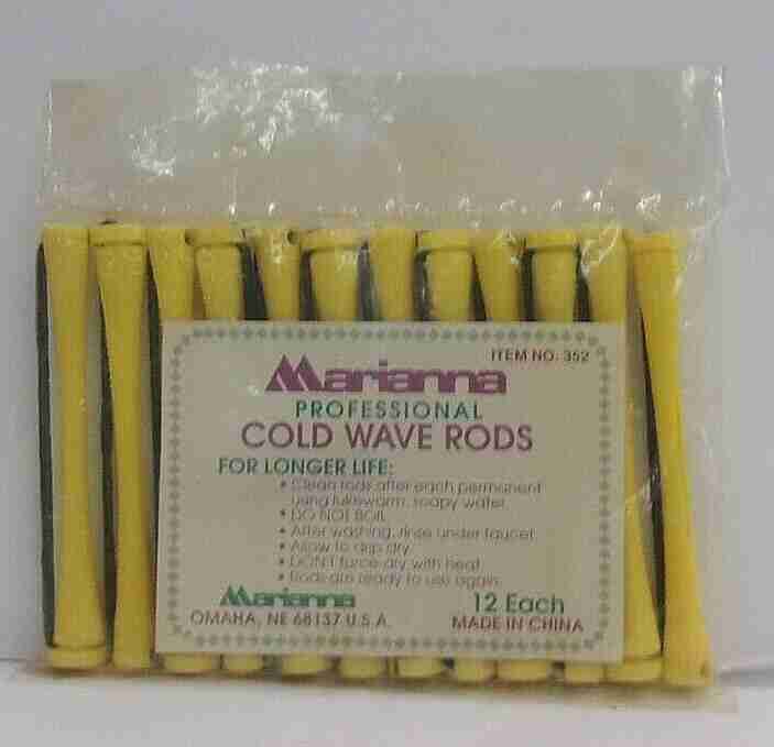 (Lot of 4 Packs) MARIANNA COLD WAVE Rods ~ Long Yellow 3/16" ~ 12 Per Pack!!