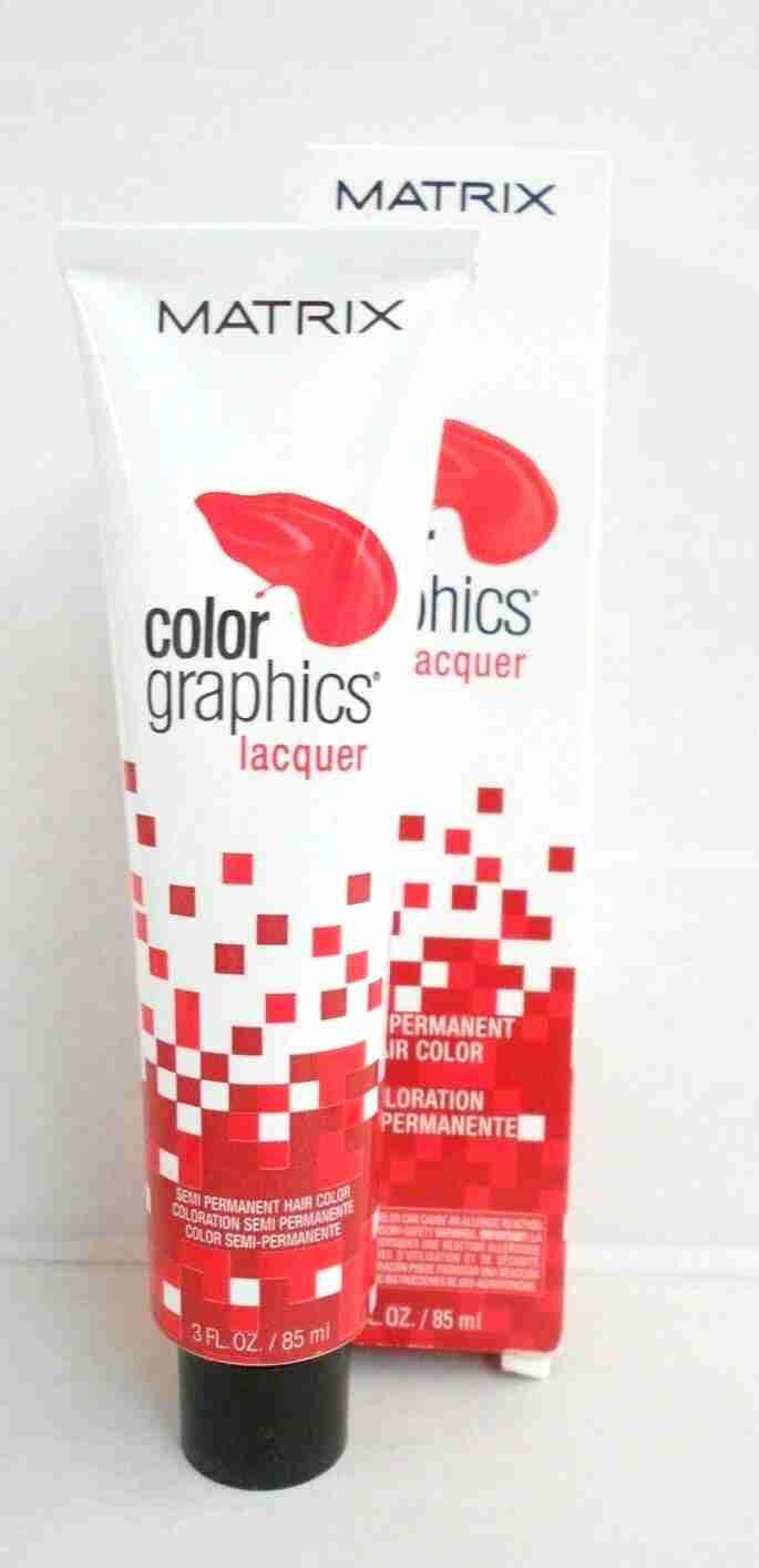 MATRIX COLOR GRAPHICS LACQUER Semi-Permanent Professional Hair Color ~ 3 fl oz!!