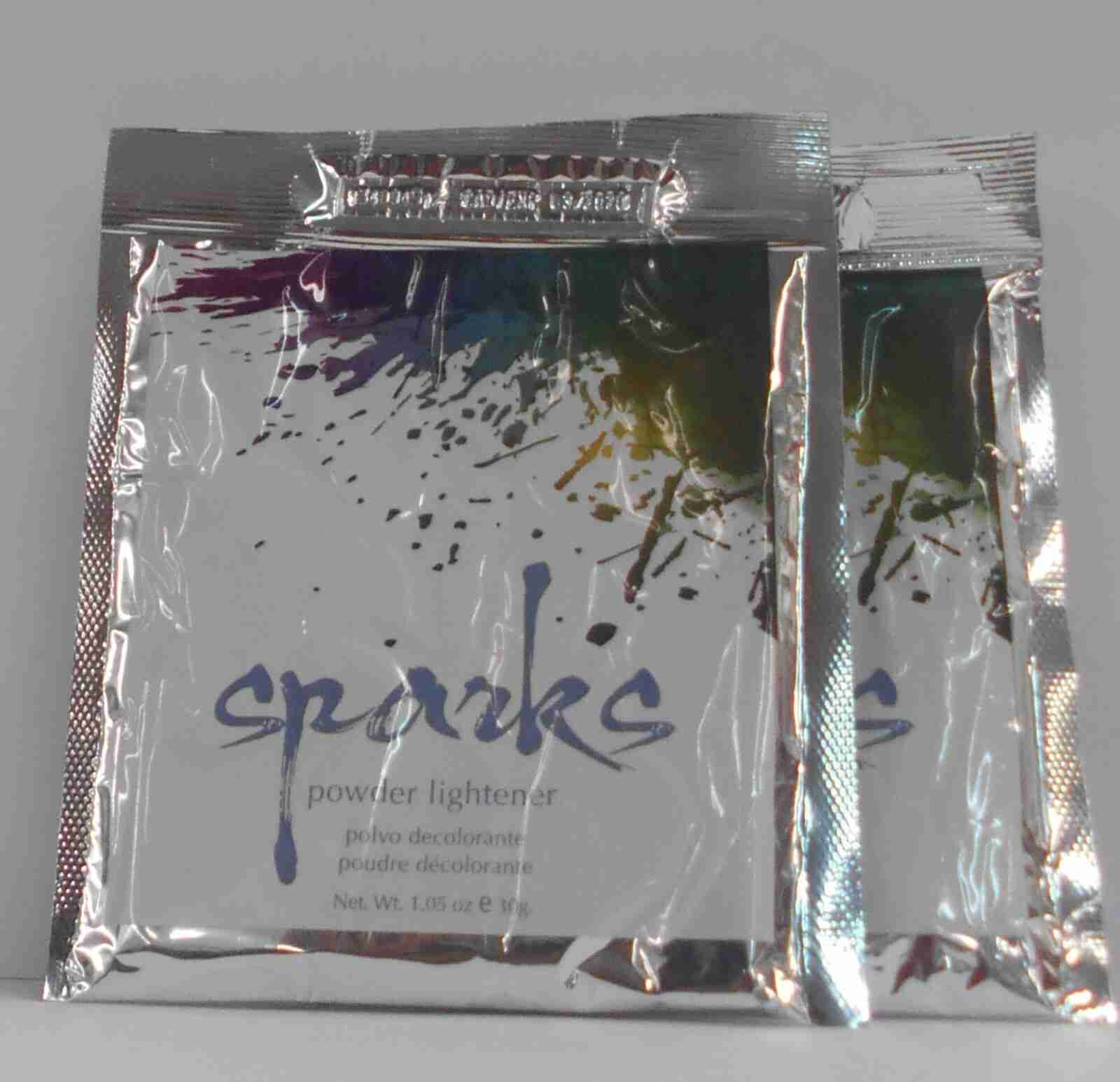 SPARKS Professional Powder Lightener Packets ~ 1.05 oz. ~ (Lot of 2 Packets)!!