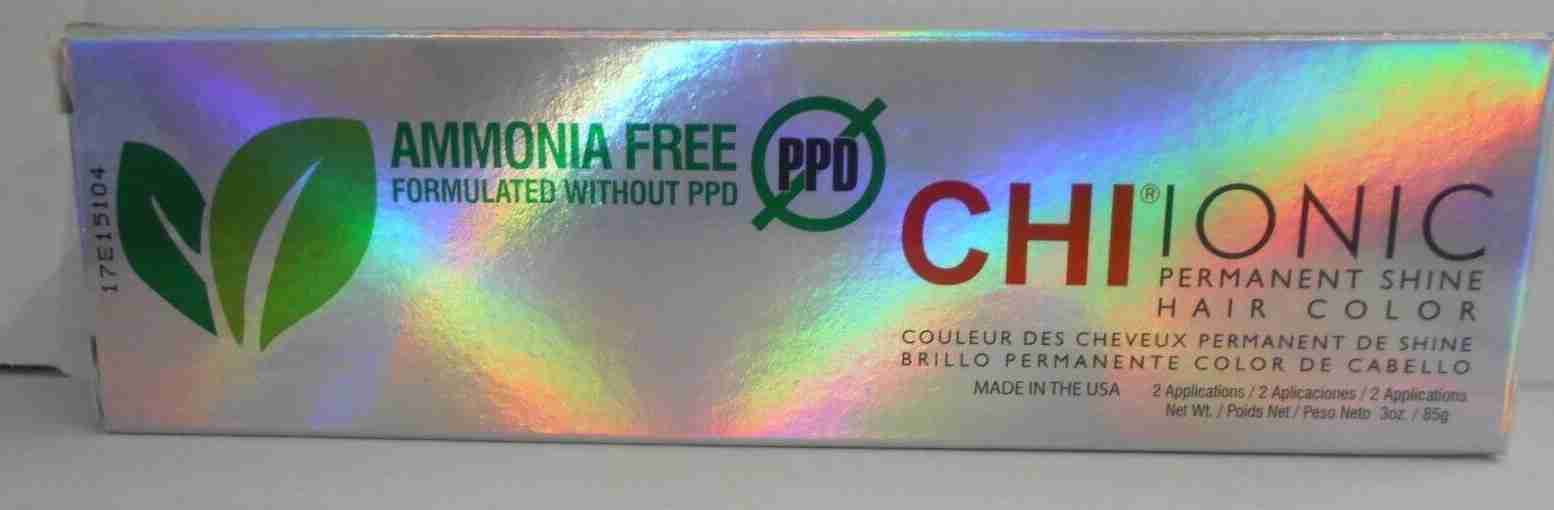 CHI Ionic Permanent Shine NO PPD Ammonia Free Professional Hair Color ~ 3 oz.!!
