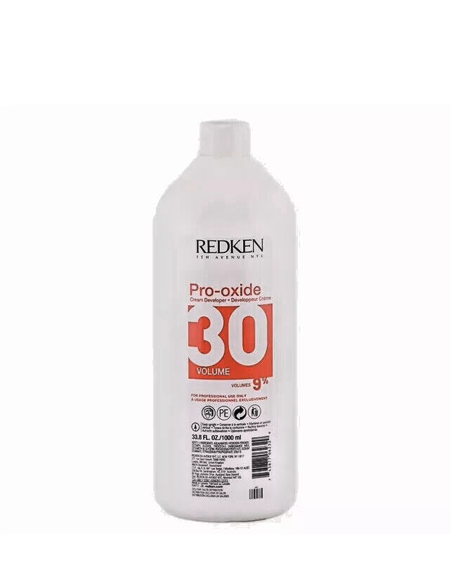 REDKEN PRO-OXIDE  9% / 30 VOLUME Professional Cream Developer ~ 33.8 fl. oz.