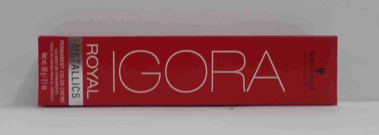 Schwazkopf IGORA ROYAL METALLICS Permanent Hair Color Creme~ 2.1 fl. oz. / 60 ml