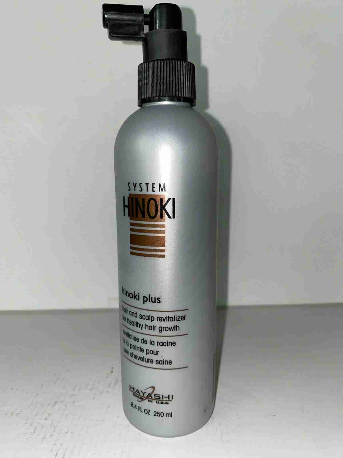HInoki System HINOKI PLUS Hair & Scalp Revitalizer for Volume & Growth ~ 8.4 oz.