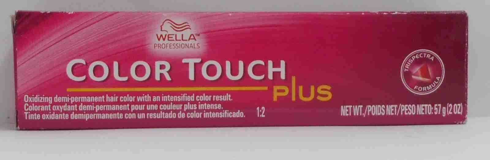 Wella COLOR TOUCH PLUS ~ Demi-Permanent Oxidizing Hair Color Cream ~ 2 oz. Tube!