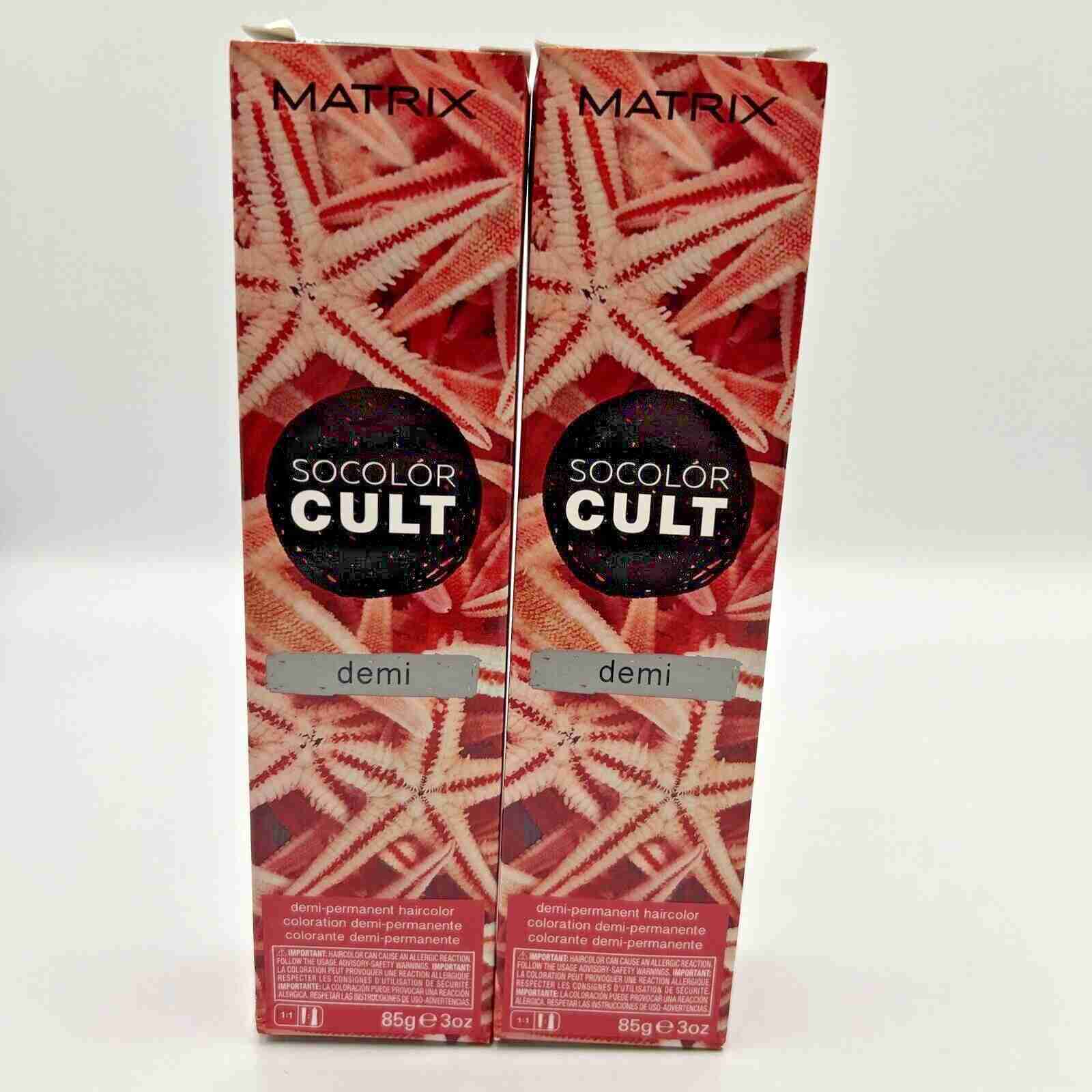 Matrix SoColor CULT Professional Demi-Permanent Hair Color Cream ~ 3 fl. oz.
