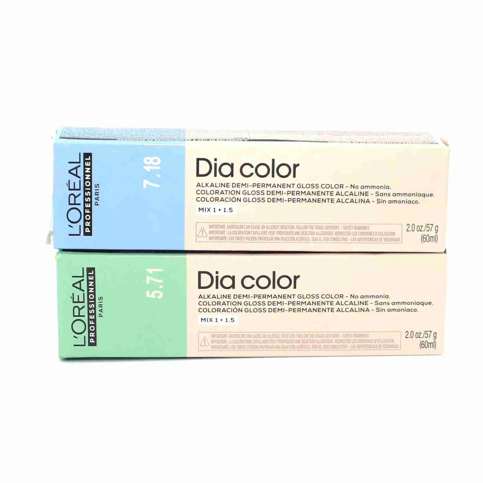Loreal Dia Color Alkaline Demi Permanent Gloss Color (CHOOSE YOUR COLOR) 2 oz