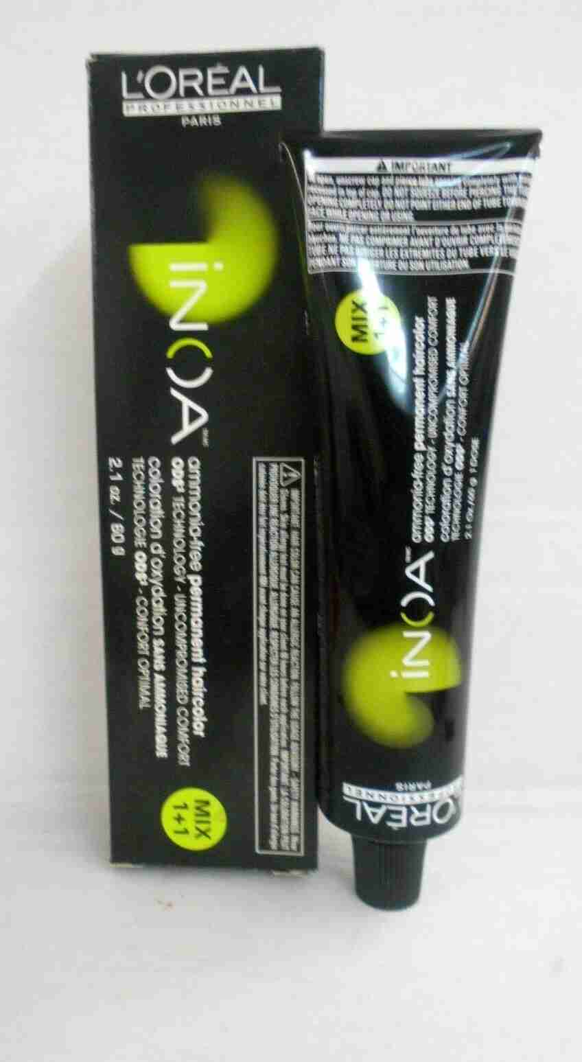 Loreal INOA Ammonia Free ODS Professional Permanent Hair Color ~ 2.1 fl. oz.!!