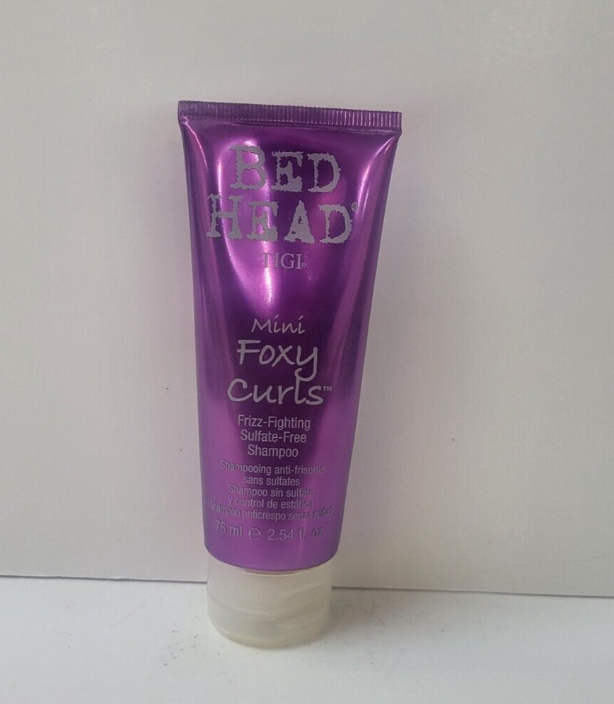 TIGI BED HEAD MINI FOXY CURLS FRIZZ - FIGHTING SULFATE FREE SHAMPOO ~ 2.54 oz.