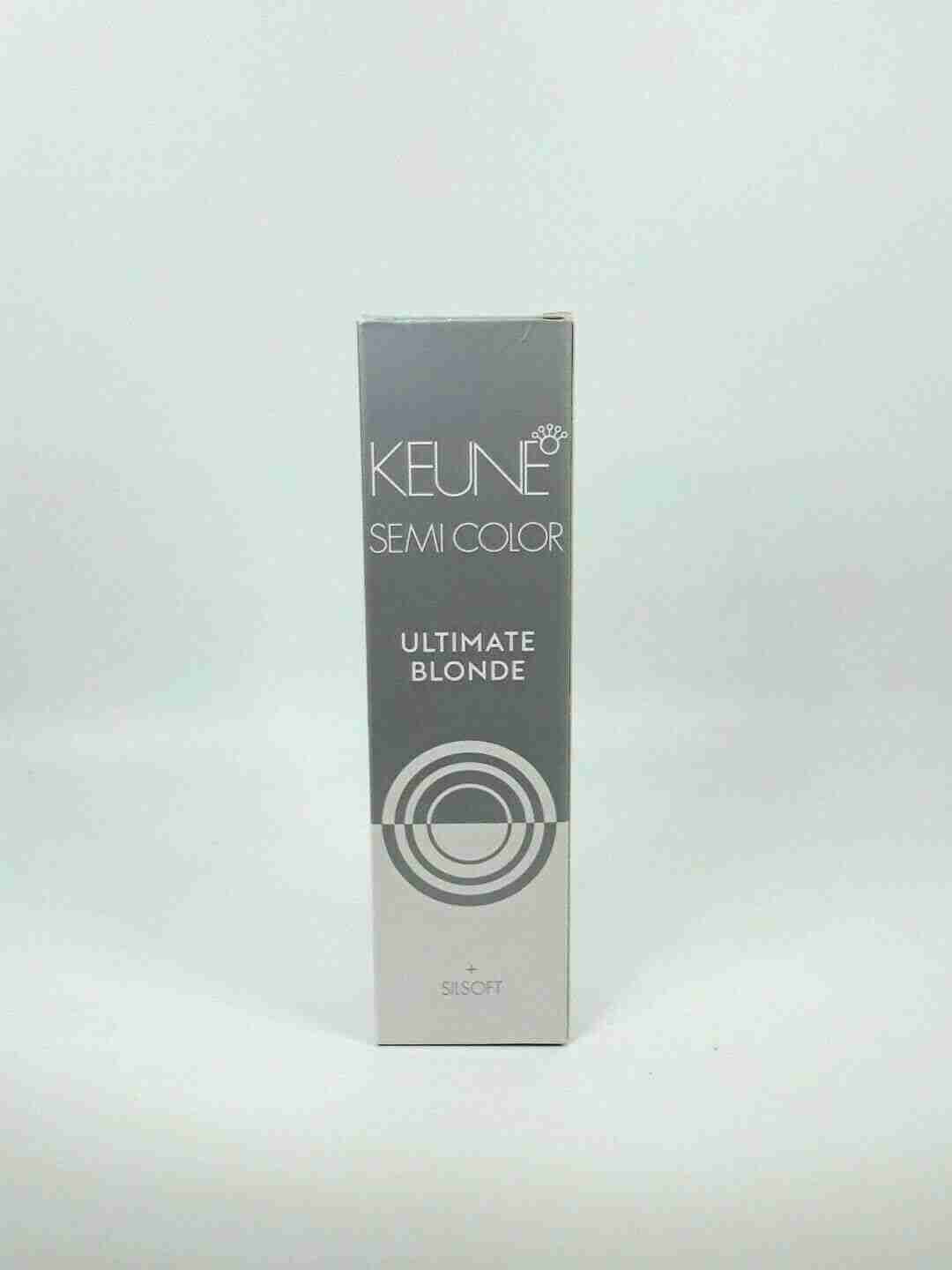 KEUNE SEMI COLOR ULTIMATE BLONDE (EXPIRED-Sealed) + Silsoft ~ 2.1 fl oz / 60 g
