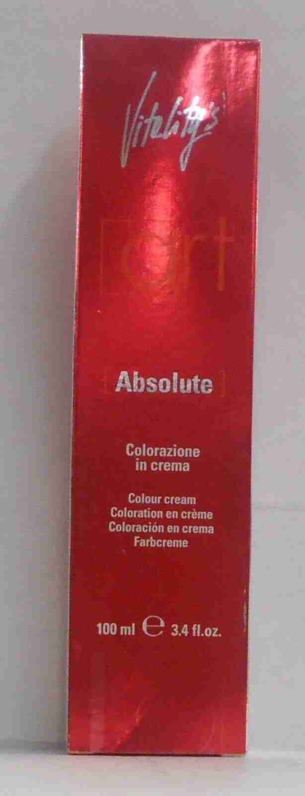 Vitality's (Vitelity's) ABSOLUTE ART Permanent Hair Color (Levels 1-6) ~ 3.4 oz.