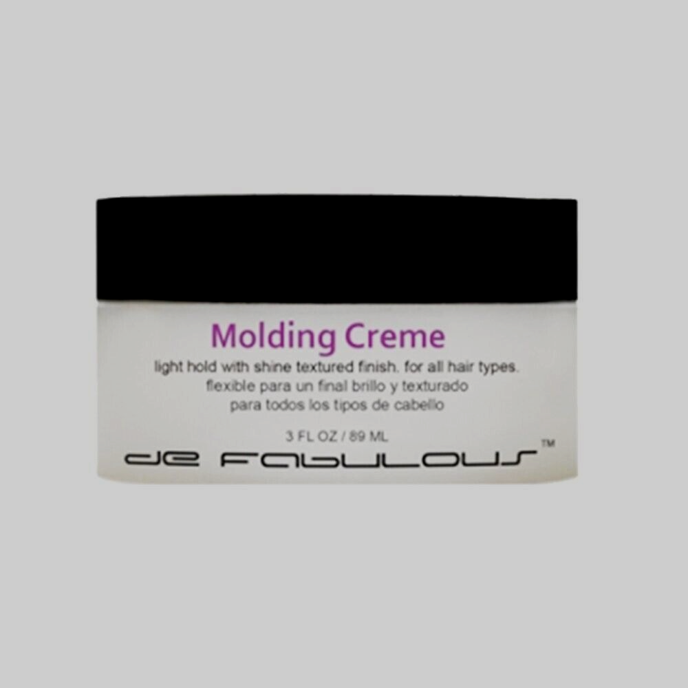 DE FABULOUS MOLDING CREME  Light Hold with Shine Textured Finish ~ 3 fl. oz.