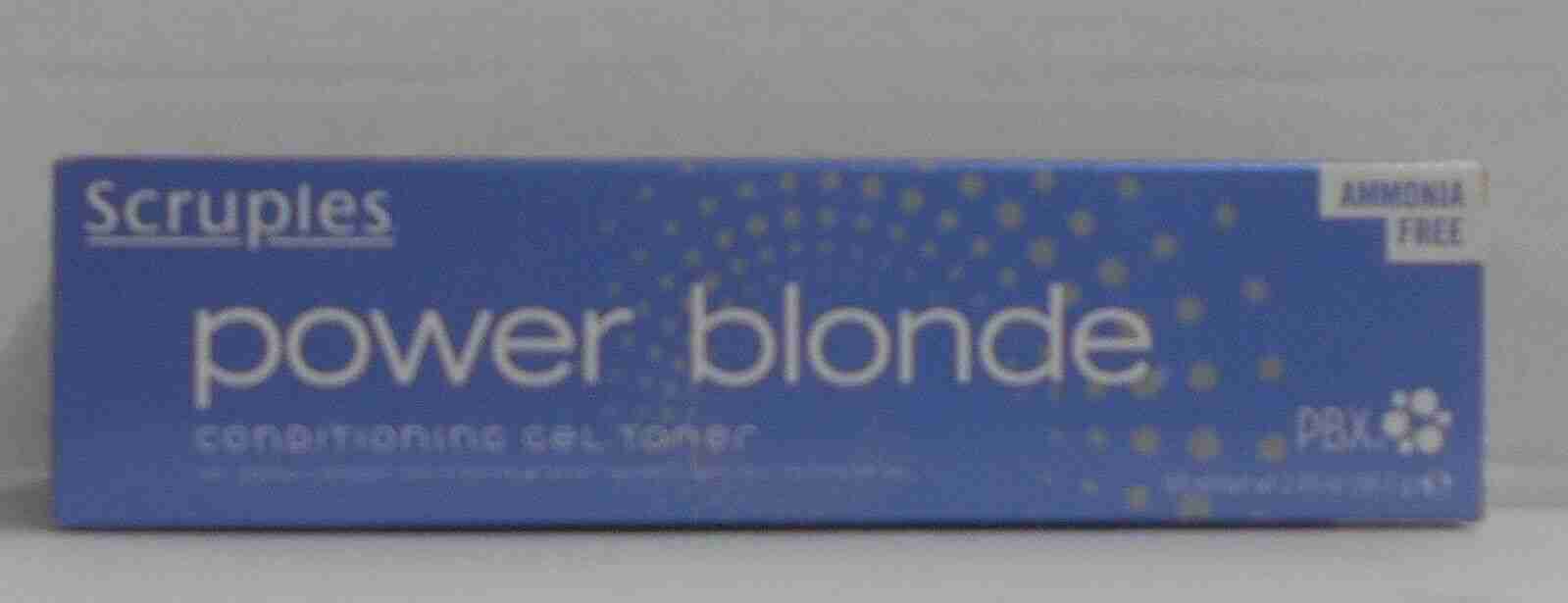 SCRUPLES POWER BLONDE Professional Conditioning Gel Toner Hair Colors ~ 2 fl oz!