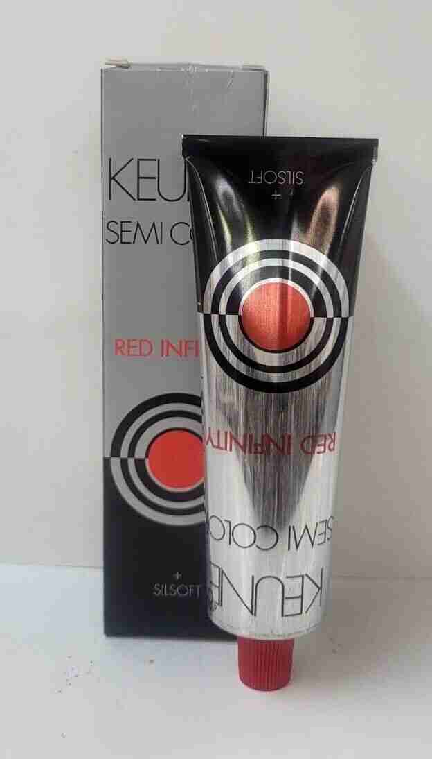 KEUNE SEMI COLOR RED INFINITY ~ EXPIRED With Silk Proteins ~ 2.1 fl. oz. Tube