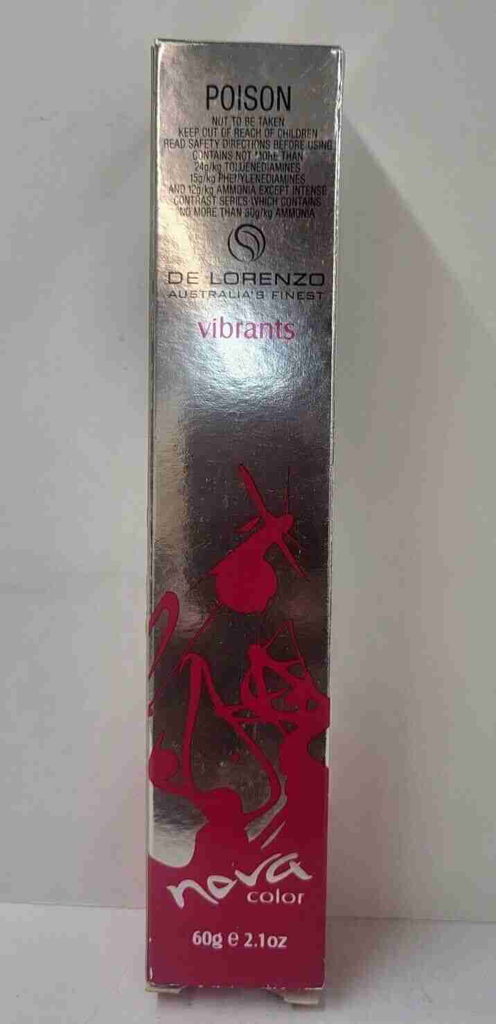 DE LORENZO NOVA COLOR VIBRANTS Semi-Permanent Hair Color ~ 2.1 fl. oz. Tubes