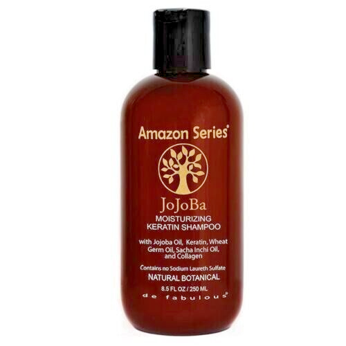 De Fabulous Amazon Series JOJOBA Moisturizing KERATIN SHAMPOO ~ 8.5 fl. oz.!!