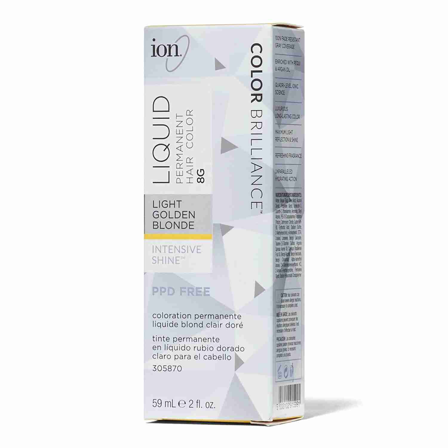 Ion Permanent Liquid Permanent Hair Color Brilliance Intensive Shine