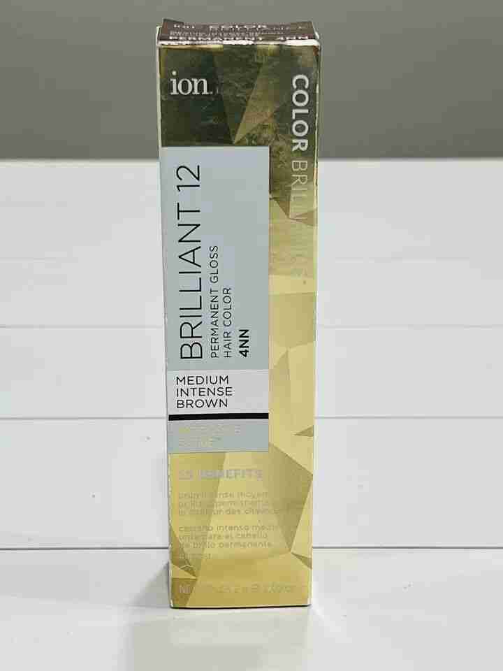 Ion Brilliant 12 Permanent Gloss Hair Color Intensive Shine(CHOOSE YOUR SHADE)
