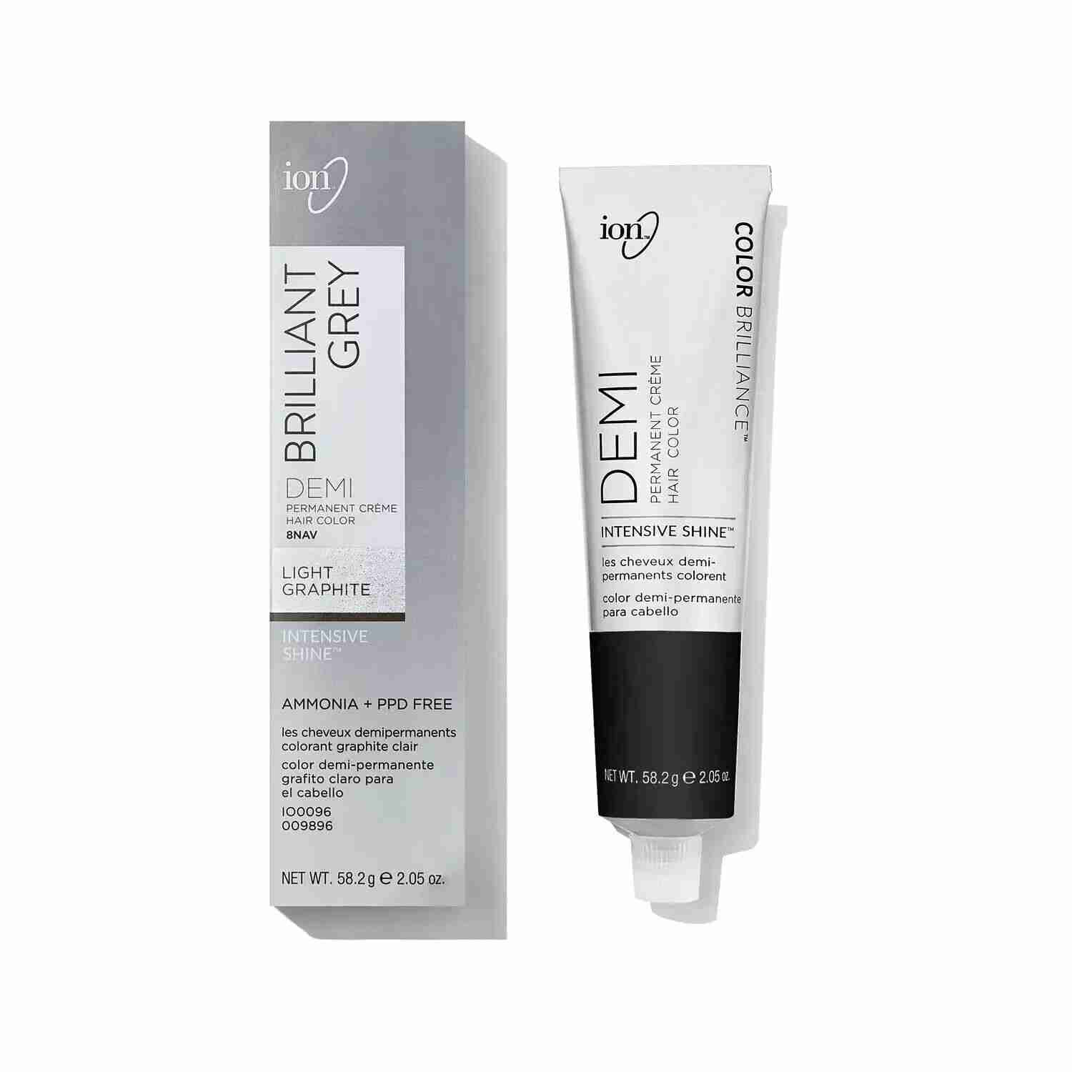 Ion Brilliant Grey Demi Permanent Crème Hair Color