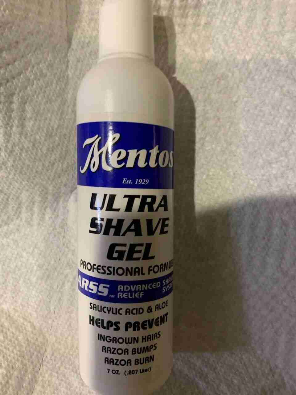 mentos ultra shave gel 7.0
