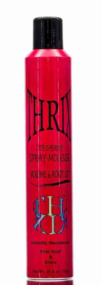 11.8 oz , Thrix Lite Cherry Spray-Mousse Volume & Root Lift, hair scalp beauty -