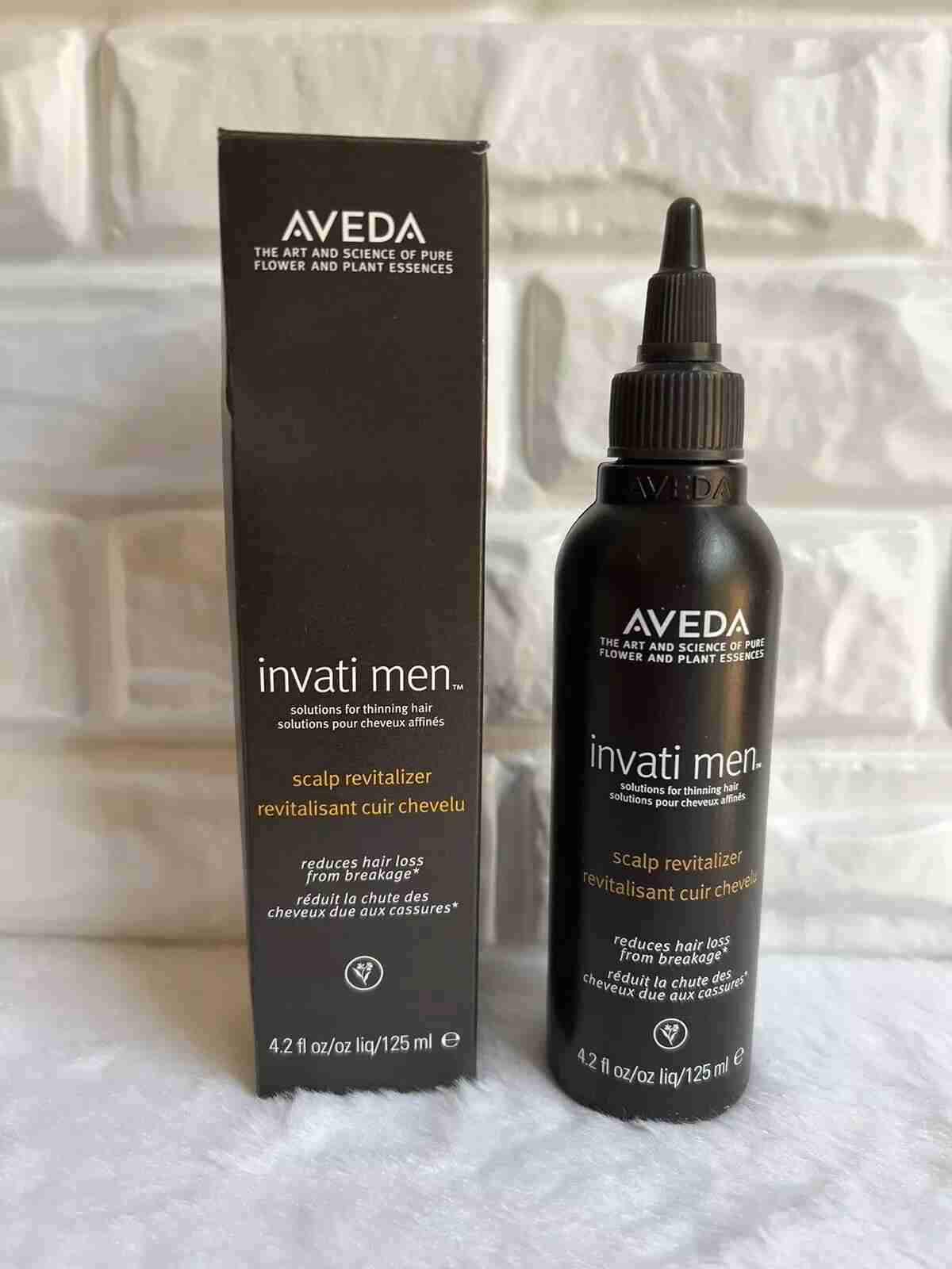 Aveda Invati Men Scalp Revitalizer Thinning Hair Treatment, Full Size 4.2 oz,NIB