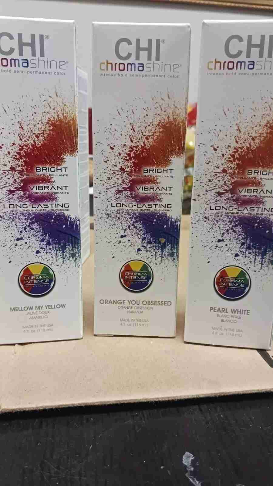 Chi ChromaShine Intense Bold Semi-Permanent Hair Color 4 fl oz (You Choose)