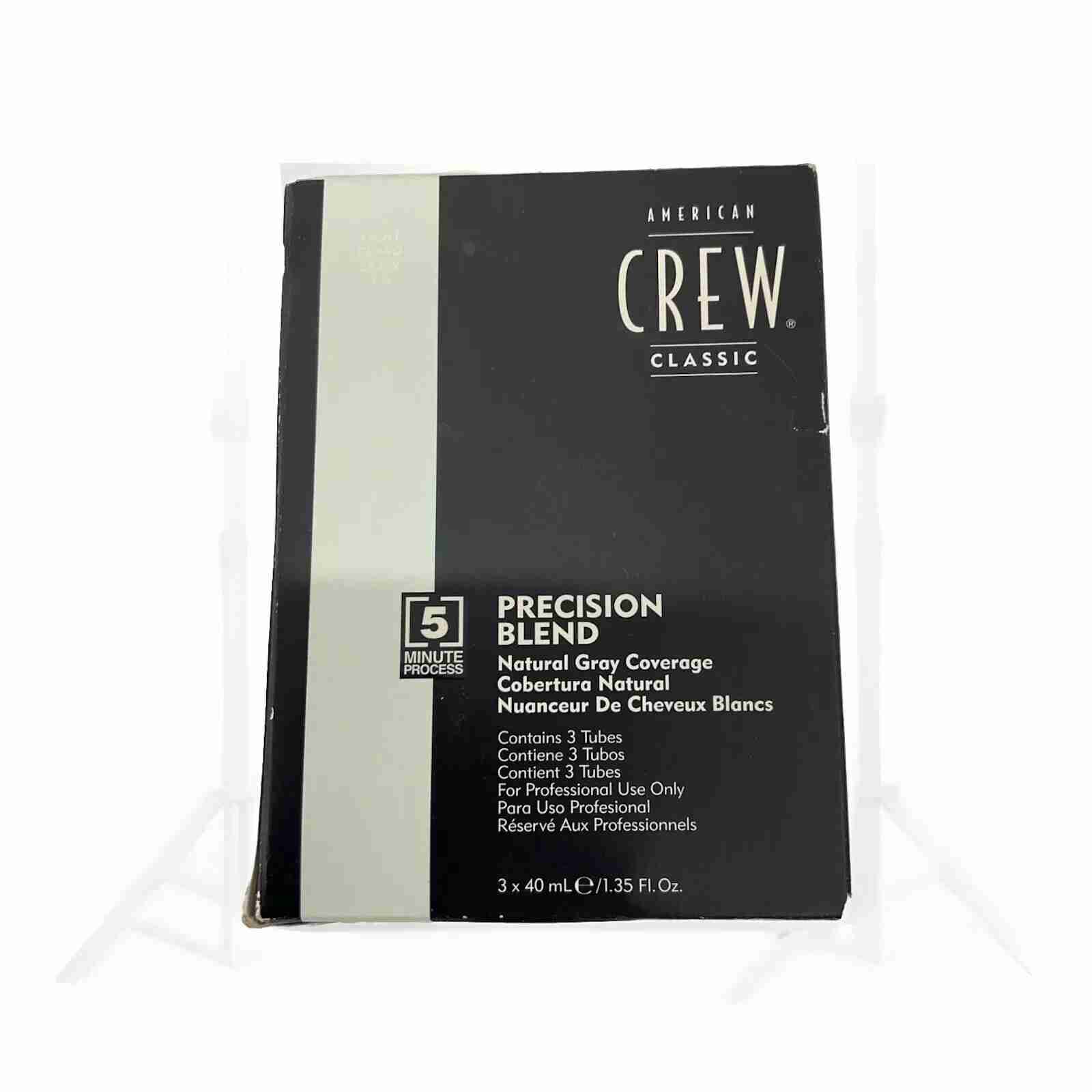 American Crew Classic Precision Blend Natural Gray Coverage NEW