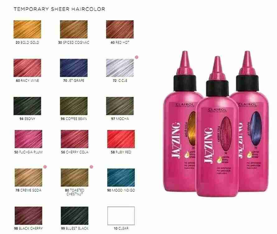 CLAIROL PROFESSIONAL JAZZING Temporary Color 3 oz You Choose!