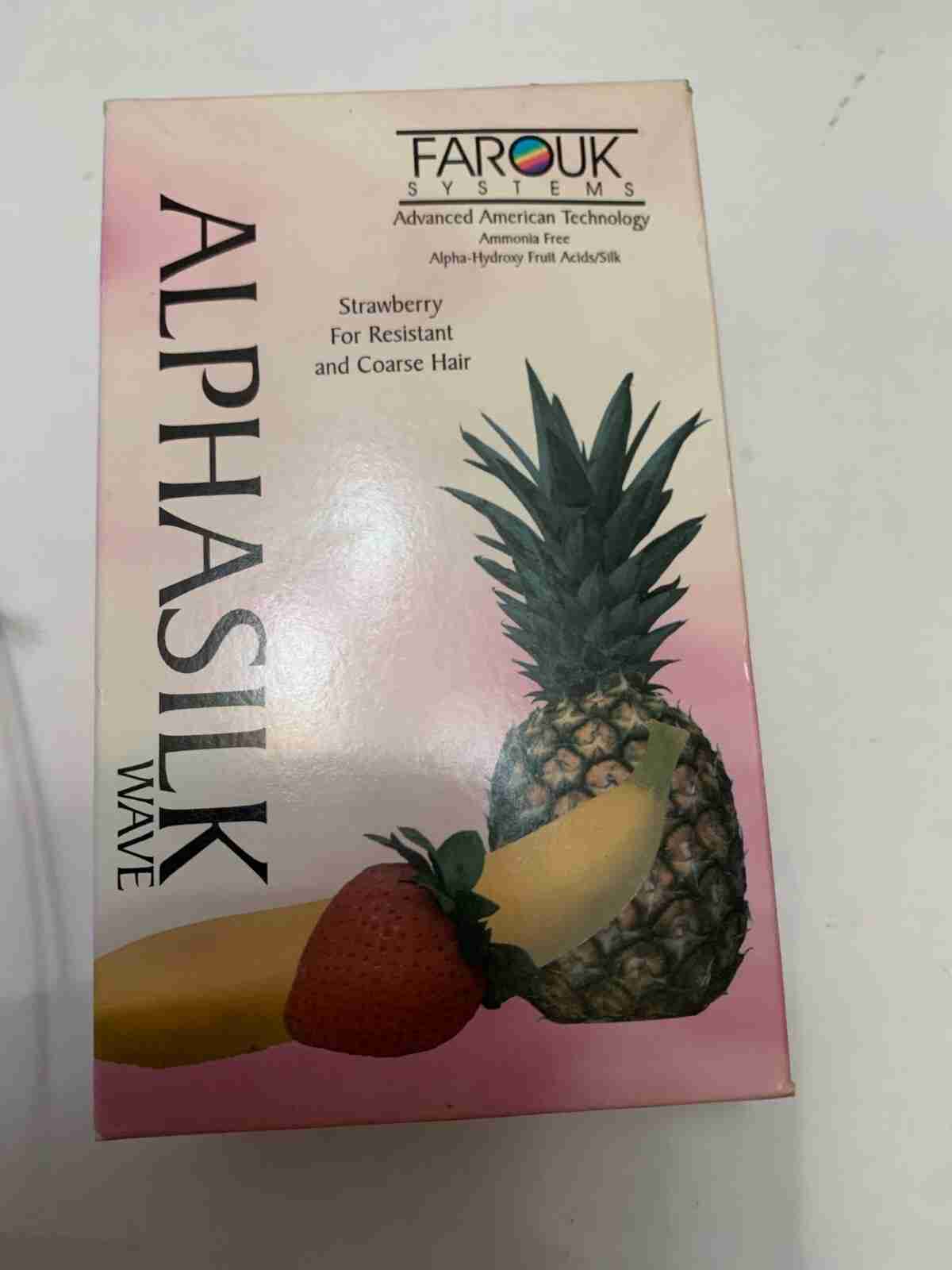 Alphasilk Wave by Farouk Systems Strawberry for Resistant / Coarse Hair